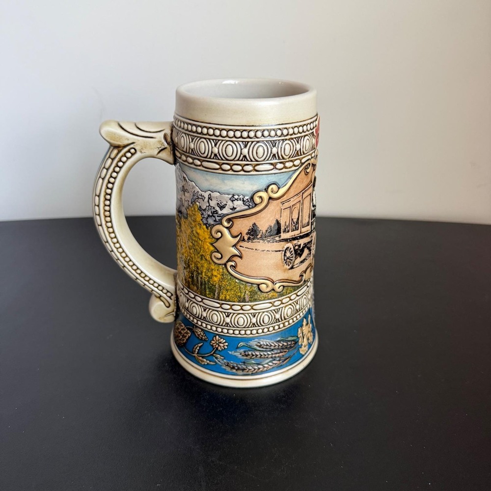 Coors Beer Stein Adult Multicolor 1910 Truck First Edition Ceramarte Brazil 1970